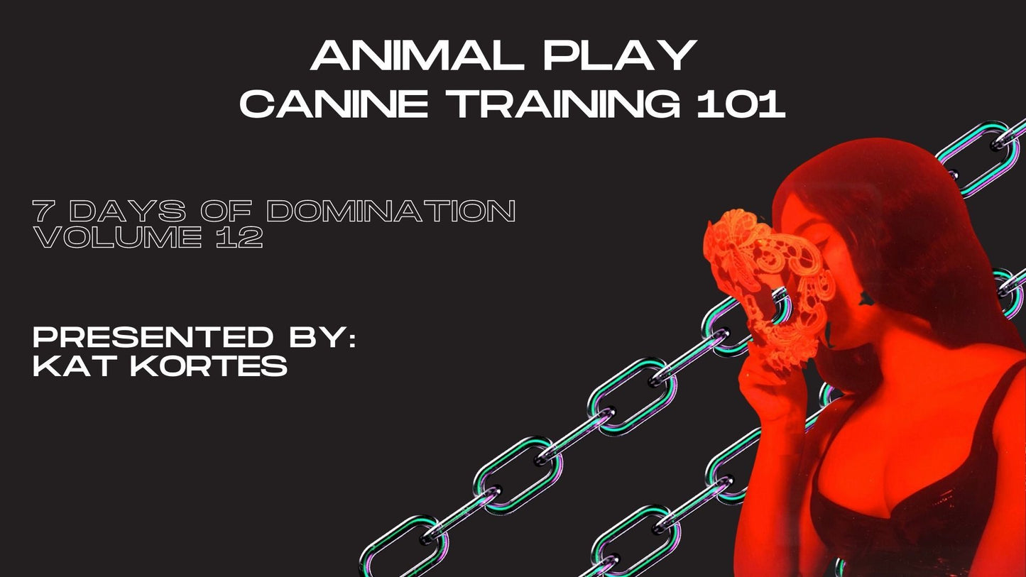 Animal Play: Canine Training with Kat Kortes
