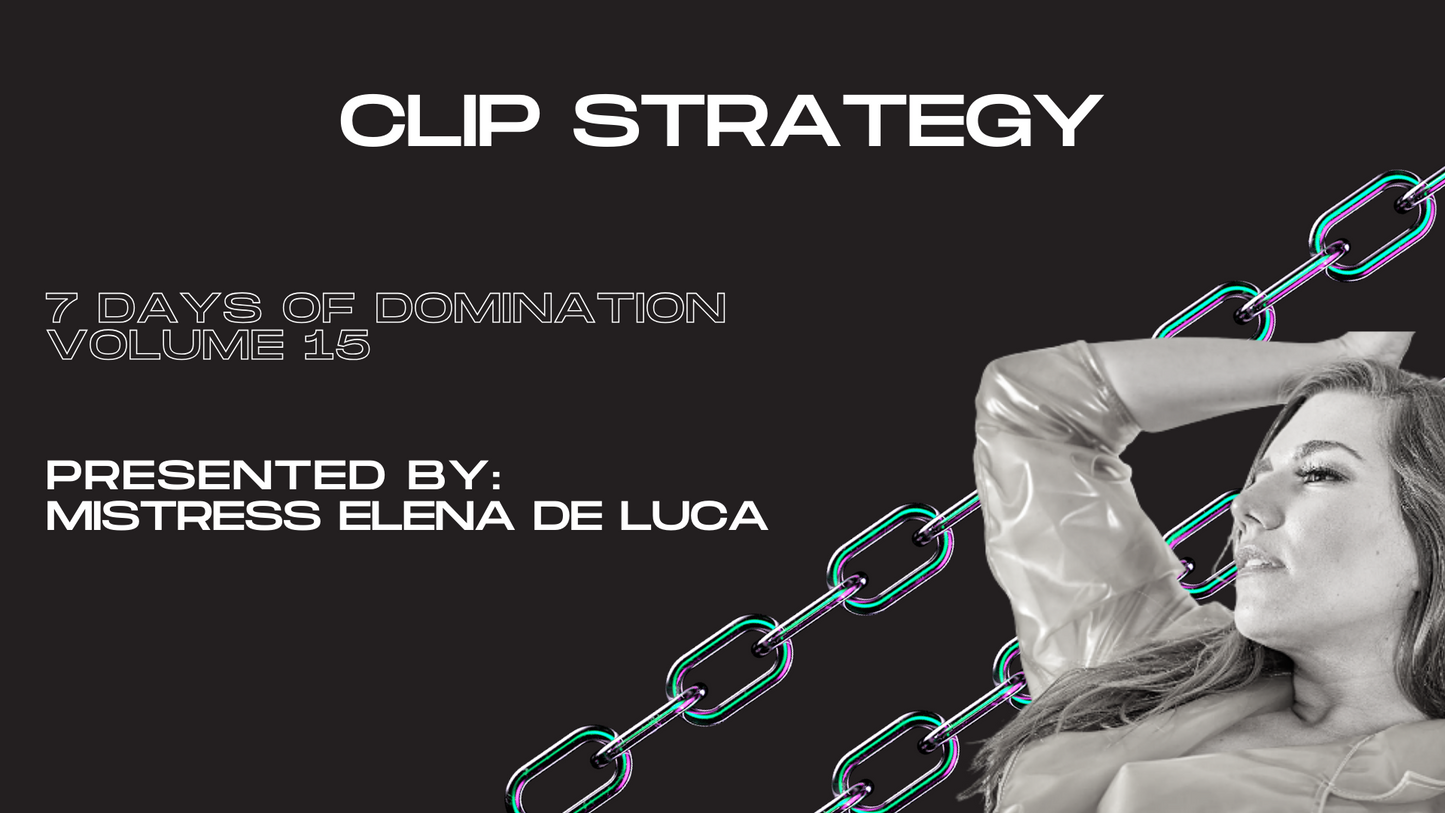 Clip Strategy with Elena De Luca