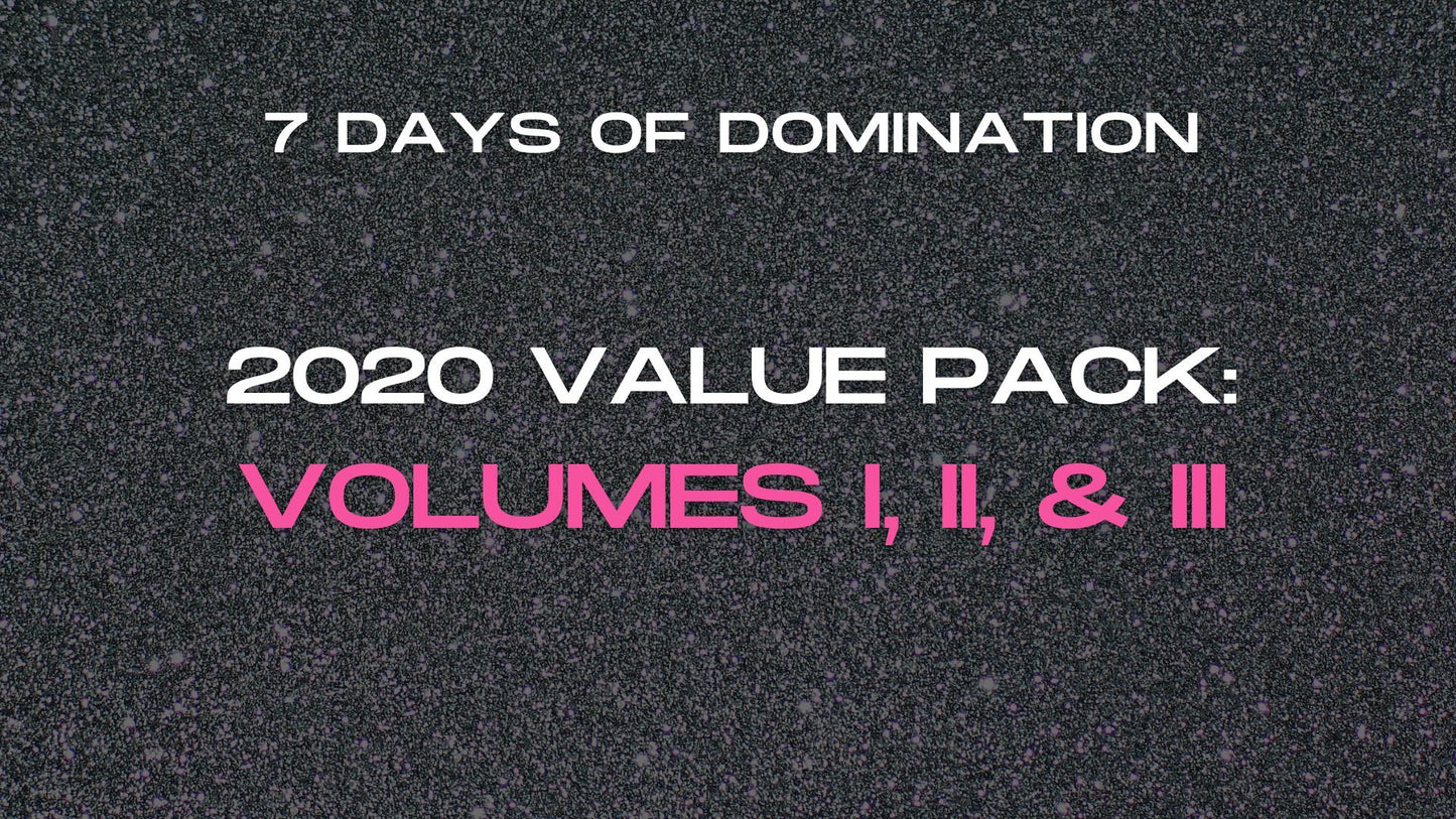 2020 - Volume 1, 2, & 3